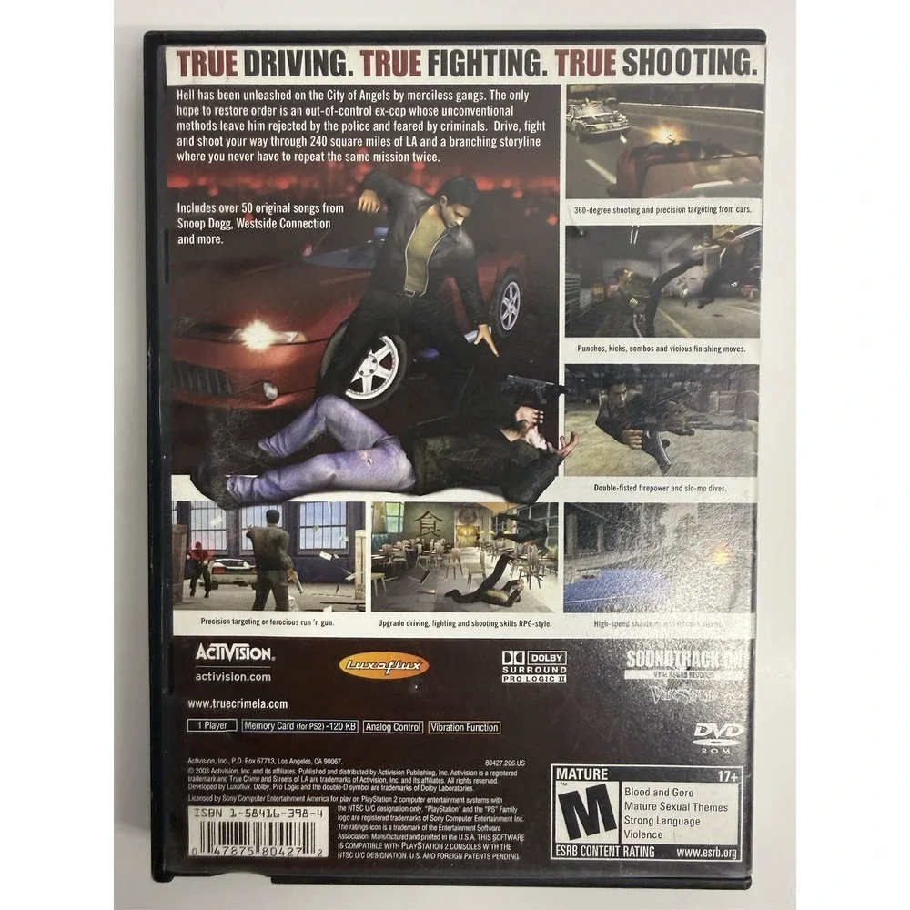 True Crime: Streets of L.A. (Sony PlayStation 2, 2003)